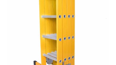 نردبان چندکاره ۶ متری مدل استرانگ با ۲۰ پله