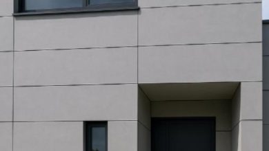 نمای مدرن ساختمان با پانل سیمانی آکوالایت و IBS – دوام، زیبایی و نصب سریع